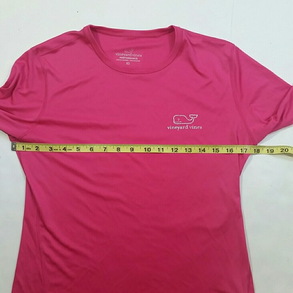 Vineyard Vines Shirt Hot Pink XS Performance - Picture 7 of 8